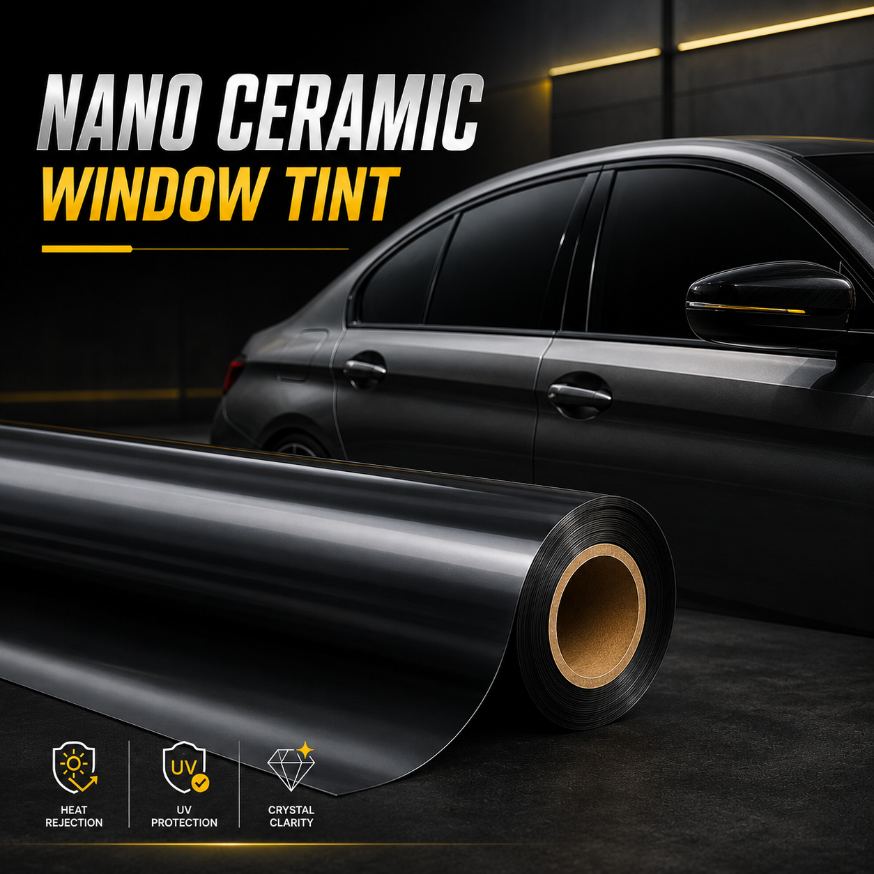 nano ceramic window tint roll canada